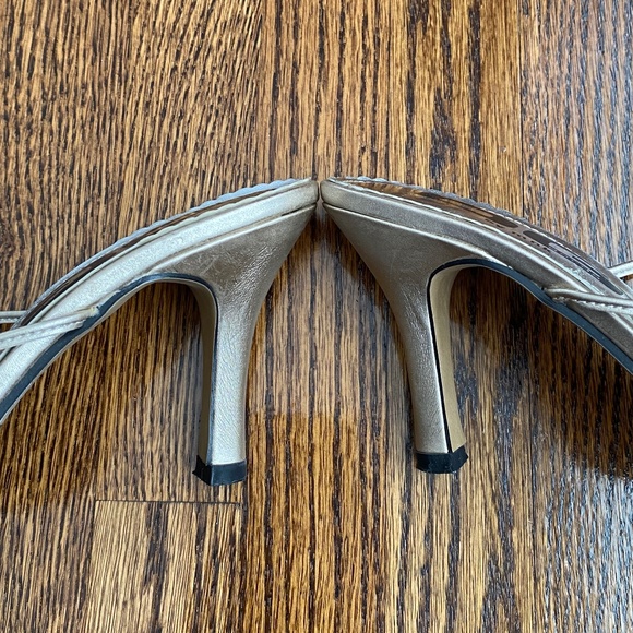 Del Garda Heel Sandals - Sz 6.5 - Picture 11 of 16